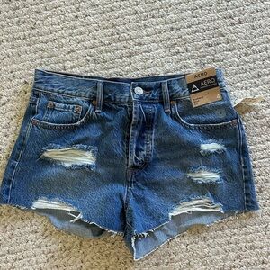 Aeropostale Boyfriend Jean Shorts